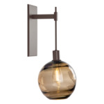 Terra Tempo Wall Sconce - Flat Bronze / Optic Bronze