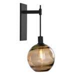 Terra Tempo Wall Sconce - Matte Black / Optic Bronze