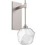 Gem Tempo Wall Sconce - Beige Silver / Clear