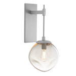 Aster Tempo Wall Sconce - Metallic Beige Silver / Amber