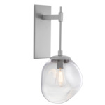 Aster Tempo Wall Sconce - Beige Silver / Clear