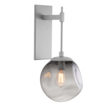 Aster Tempo Wall Sconce - Beige Silver / Smoke