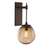 Aster Tempo Wall Sconce - Flat Bronze / Bronze