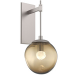 Aster Gem Tempo Wall Sconce - Beige Silver / Bronze Floret