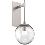 Aster Gem Tempo Wall Sconce - Beige Silver / Clear Floret
