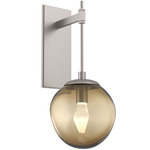 Aster Gem Tempo Wall Sconce - Beige Silver / Bronze Geo