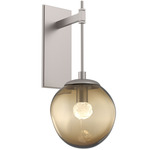 Aster Gem Tempo Wall Sconce - Beige Silver / Bronze Floret