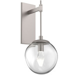 Aster Gem Tempo Wall Sconce - Beige Silver / Clear Geo