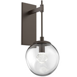Aster Gem Tempo Wall Sconce - Flat Bronze / Clear Zircon
