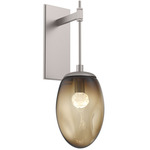 Meteo Gem Tempo Wall Sconce - Beige Silver / Bronze Floret