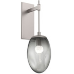 Meteo Gem Tempo Wall Sconce - Beige Silver / Smoke Floret
