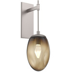 Meteo Gem Tempo Wall Sconce - Beige Silver / Bronze Geo