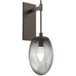 Meteo Gem Tempo Wall Sconce - Flat Bronze / Smoke Geo