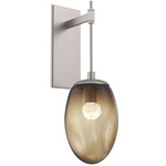 Meteo Gem Tempo Wall Sconce - Beige Silver / Bronze Floret