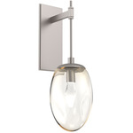 Meteo Gem Tempo Wall Sconce - Beige Silver / Amber Geo