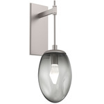Meteo Gem Tempo Wall Sconce - Beige Silver / Smoke Geo