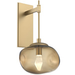 Nova Gem Tempo Wall Sconce - Gilded Brass / Bronze Geo