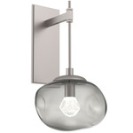 Nova Gem Tempo Wall Sconce - Beige Silver / Smoke Zircon