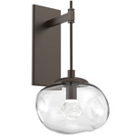 Nova Gem Tempo Wall Sconce - Flat Bronze / Clear Zircon