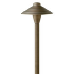 Hardy Island 12V Traditional Path Light - Matte Bronze / Clear