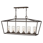Alford Place 12V Linear Chandelier - Oil Rubbed Bronze / Clear Seedy