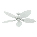 Bayview Ceiling Fan - White / White
