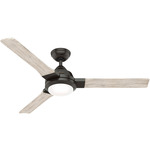 Leti Ceiling Fan - Noble Bronze / Weathered White Birch