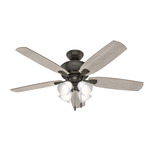 Amberlin Ceiling Fan - Noble Bronze / Light Gray Oak/American Walnut