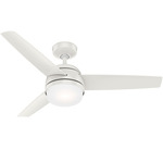 Midtown Ceiling Fan with Light - Fresh White / Fresh White