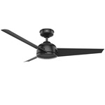 Trimaran Outdoor Ceiling Fan - Matte Black / Matte Black