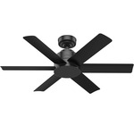 Kennicott Outdoor Ceiling Fan - Matte Black / Matte Black