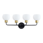 Coraline Bathroom Vanity Light - Bronze Rupert / Satin White