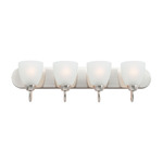 Axis Bathroom Vanity Light - Satin Nickel / Frosted