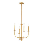 Wesley Chandelier - Satin Brass