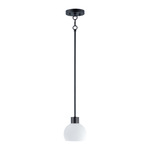 Coraline Mini Pendant - Black / Satin White