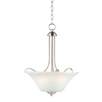 Vital Pendant - Satin Nickel / Frosted