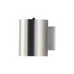 Outpost Outdoor Wall Sconce with Photocell - Brushed Aluminum