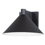 Conoid Outdoor Wall Sconce - Black