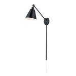 Library Wall Sconce - Black