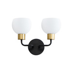 Coraline Bathroom Vanity Light - Bronze Rupert / Satin White