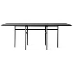 Snaregade Rectangle Dining Table - Black / Black Oak