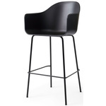 Harbour Armchair Stool - Black / Black