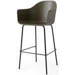 Harbour Armchair Stool - Black / Olive