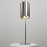 Facet Table Lamp - Polished Stainless Steel