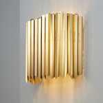 Facet Wall Sconce - Polished Gold