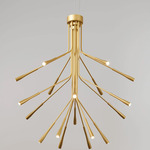 Lightweight Chandelier - Gold