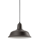 Bryson Outdoor Pendant - Textured Bronze