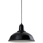 Bryson Outdoor Pendant - Gloss Black