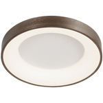 Sway Ceiling Light Fixture - Light Bronze / Opal