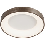 Sway Ceiling Light Fixture - Light Bronze / Opal